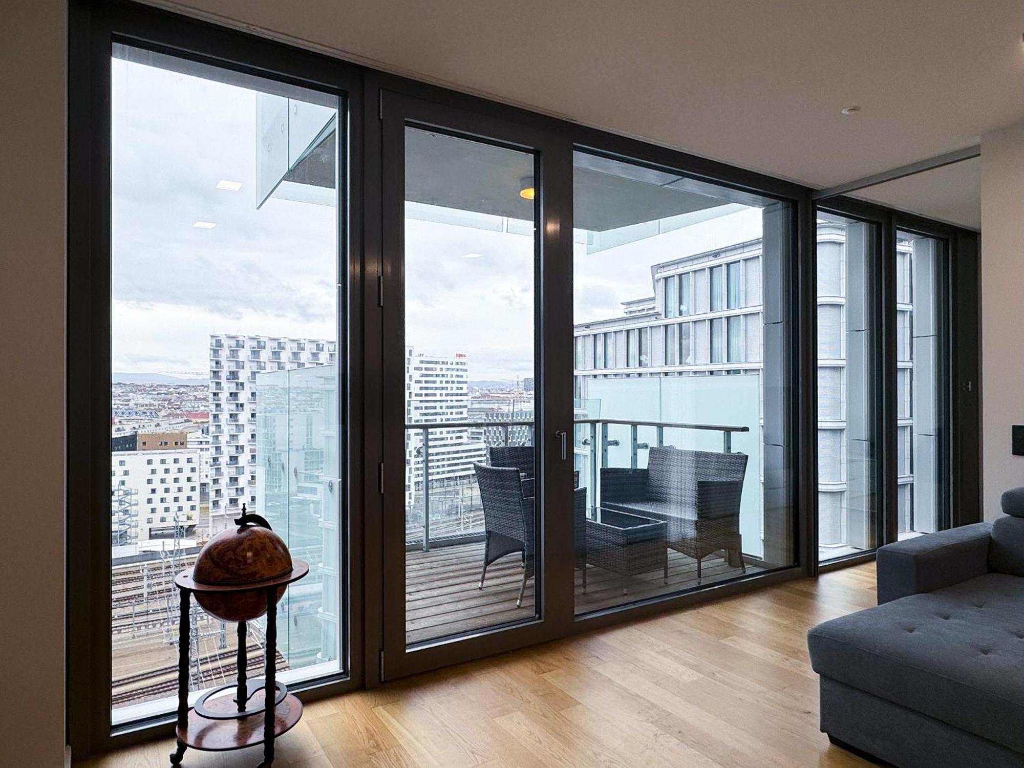 Luxus-Apartment Mit Weitblick Wien Exterior foto